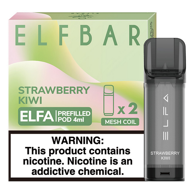 Картридж Elf Bar Elfa 4ml pod Strawberry Kiwi 2 шт купить в Москве