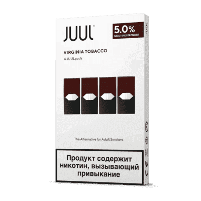 Картридж Juul Labs JUUL Virginia Tobacco x4 (59 мг) - фото 1