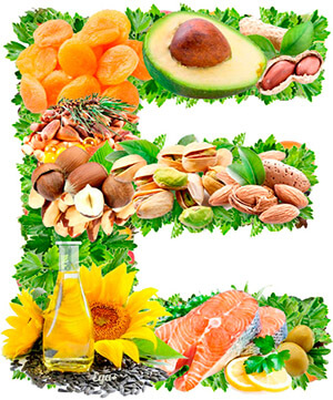 Витамин Е - это витамин, который содержится во многих продуктах, включая растительные масла, крупы, мясо, фрукты и овощи