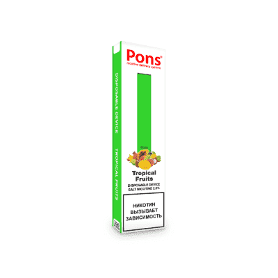 Одноразовая электронная сигарета Pons Disposable Device Tropical Fruits - фото 1