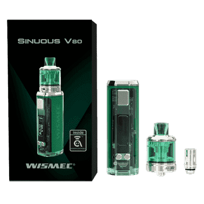 Набор Wismec Sinuous V80 (без аккумуляторов) с клиромайзером Amor NSE - фото 7