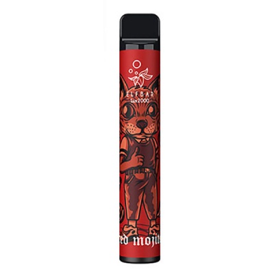 Одноразовая электронная сигарета Elf Bar Lux 2000 Red Mojito - фото 1
