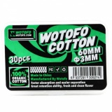 Хлопковая вата Wotofo Agleted Organic Cotton (30 шт.)