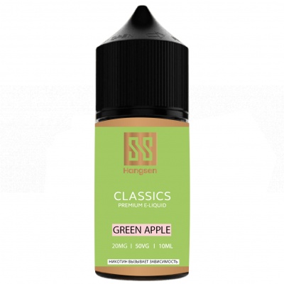 Жидкость Hangsen Salt Green Apple 30 мл - фото 1