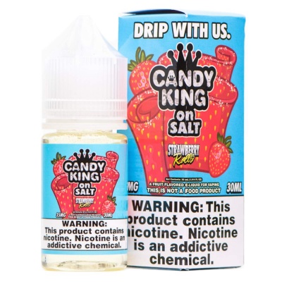 Жидкость Candy King Salt Strawberry Rolls (30 мл) - фото 1