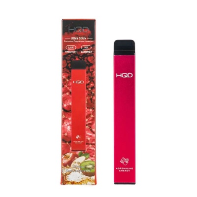 Одноразовая электронная сигарета HQD Ultra Stick 500 Энергетик Адреналин - фото 1