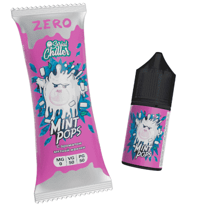 Жидкость Candylab Serial Chiller Zero Mint Pops (27 мл) - фото 1