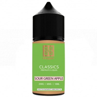 Жидкость Hangsen Salt Sour Green Apple 30 мл - фото 1