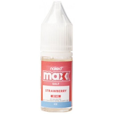 Жидкость Naked MAX SALT Strawberry Ice (10 мл) - фото 1