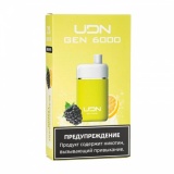 Заряжаемая одноразовая сигарета UDN BAR 6000 Лимонад из черной смородины
