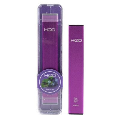 Одноразовая электронная сигарета HQD Ultra Stick 500 Виноград - фото 1